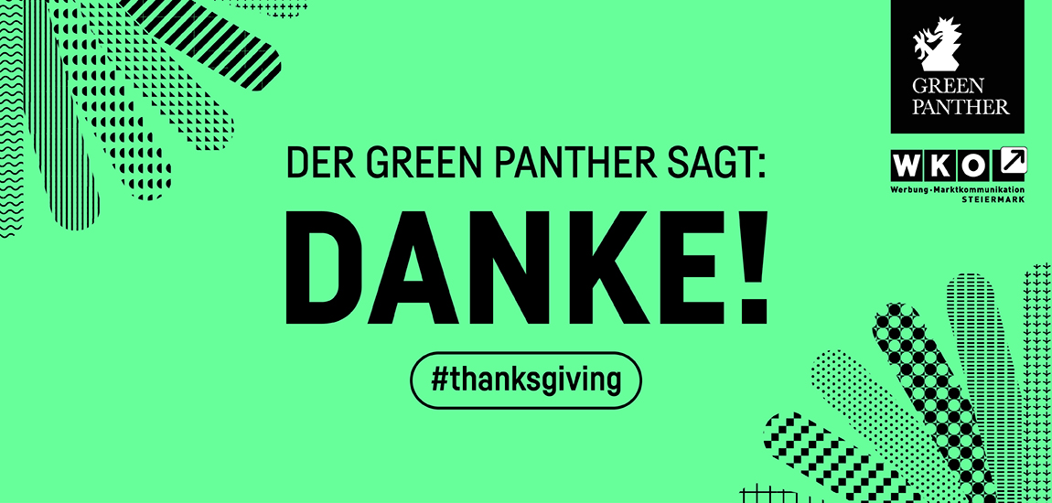 Der Green Panther sagt: DANKE!