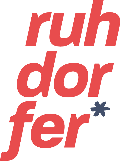 Logo von ruhdorfer* -sustainable branding & webdesign